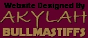 Website designed by Akylah Bullmastiffs